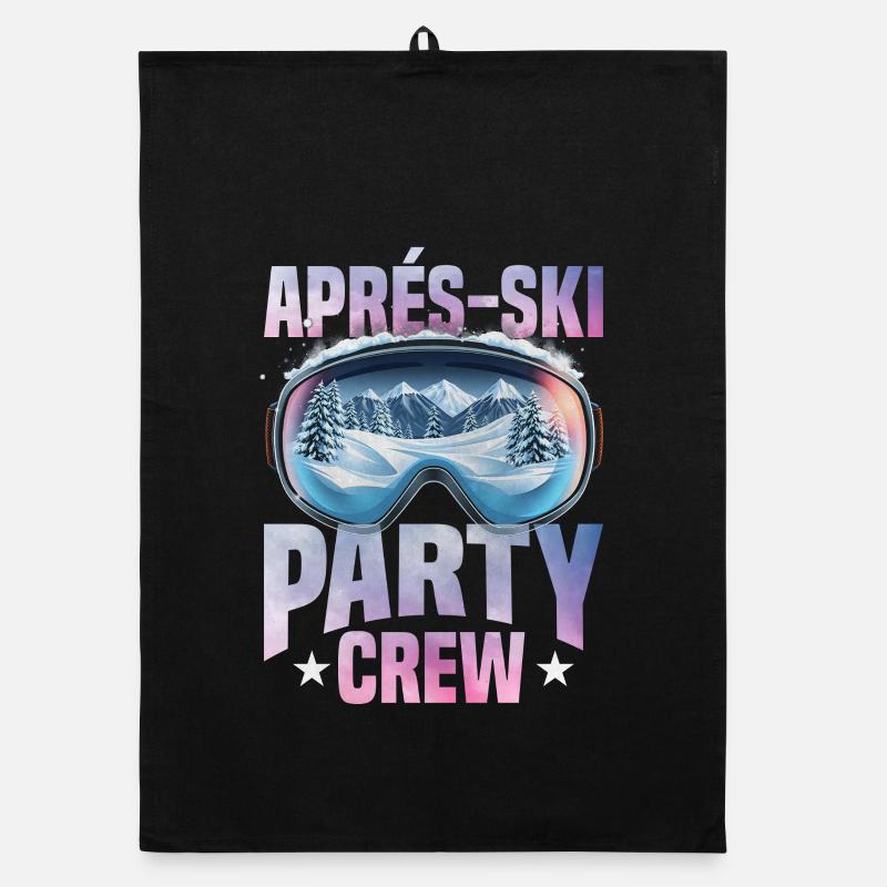 Après Ski Party Crew Slope Organic dish towel