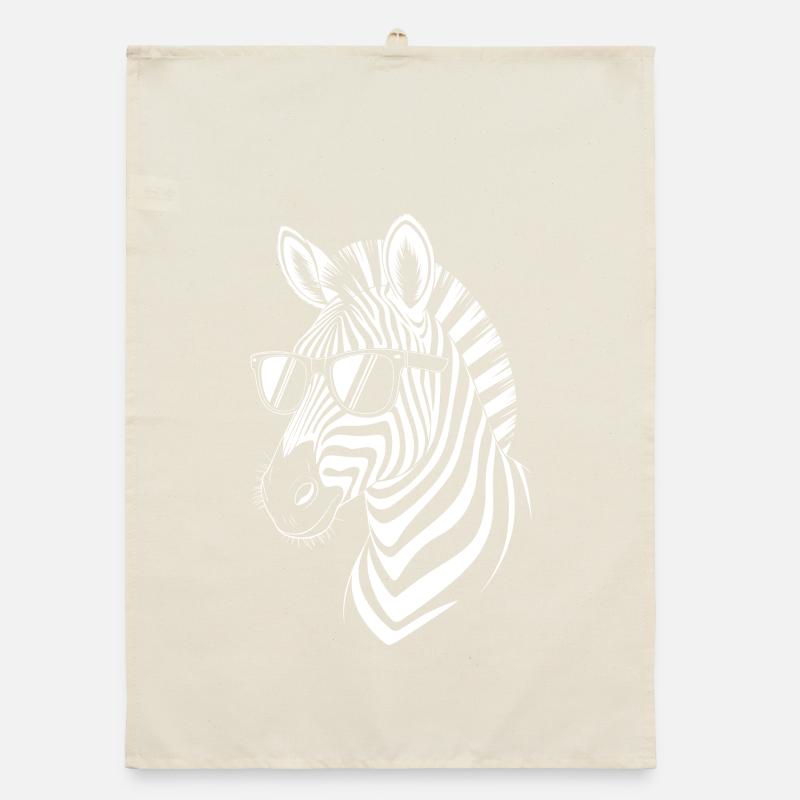 Zebra Saying Funny Zebra Gift Organic dish towel