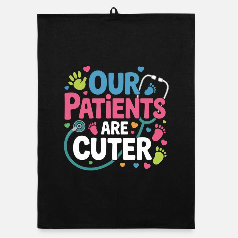 Nos patients sont plus doux Torchon bio