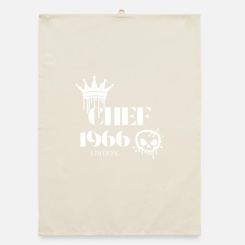 Chef Edition 1966 59 Birthday Saying Organic dish towel