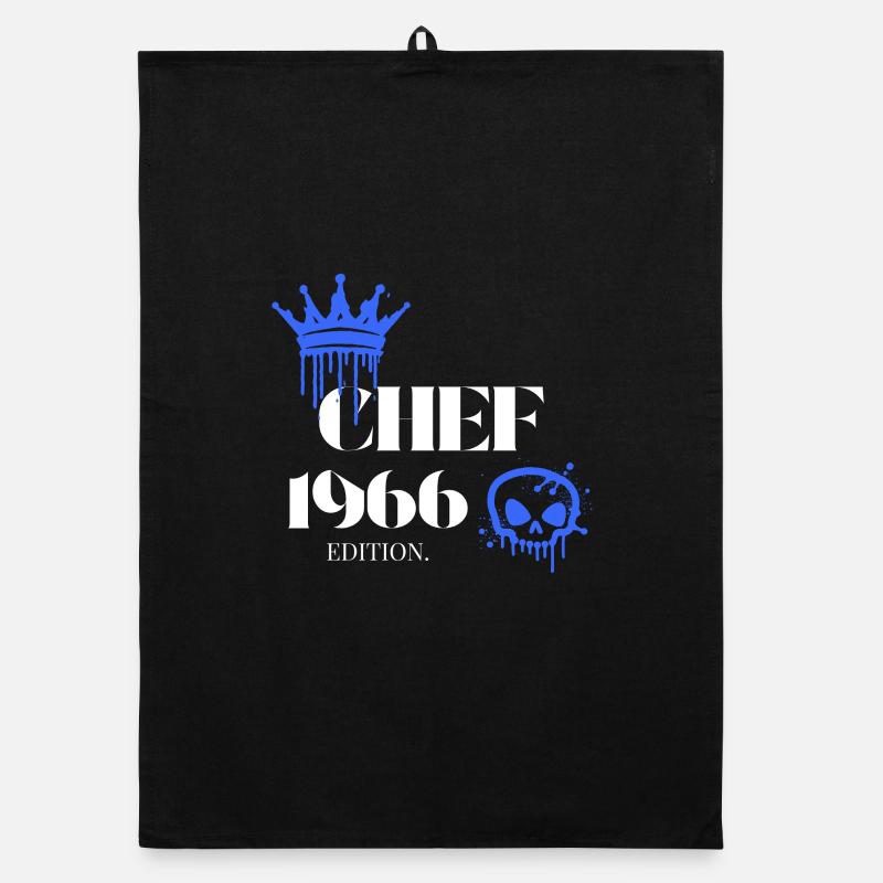 Chef Edition 1966 59 Birthday Saying Organic dish towel