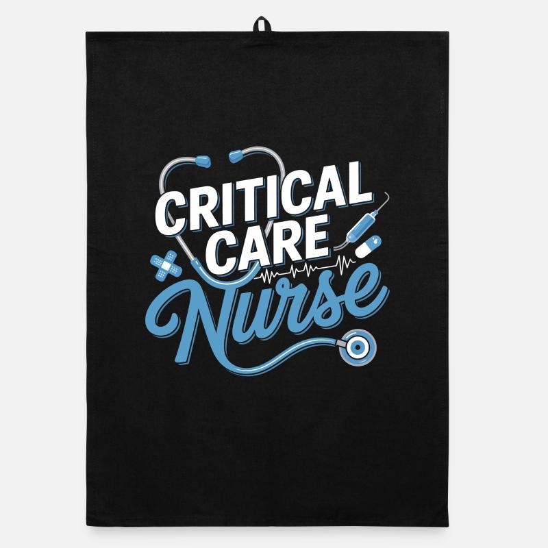 Intensive Care Nurse Design Organic dish towel