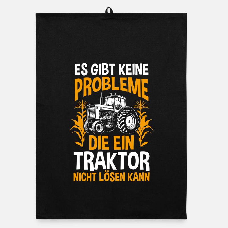 Trecker Landwirt Bauer Traktorfahrer Traktor Organic Geschirrtuch