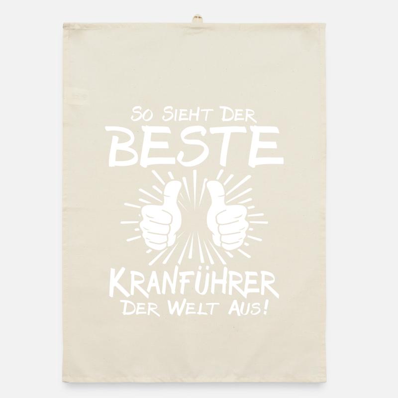 Best Crane Operator Organic dish towel