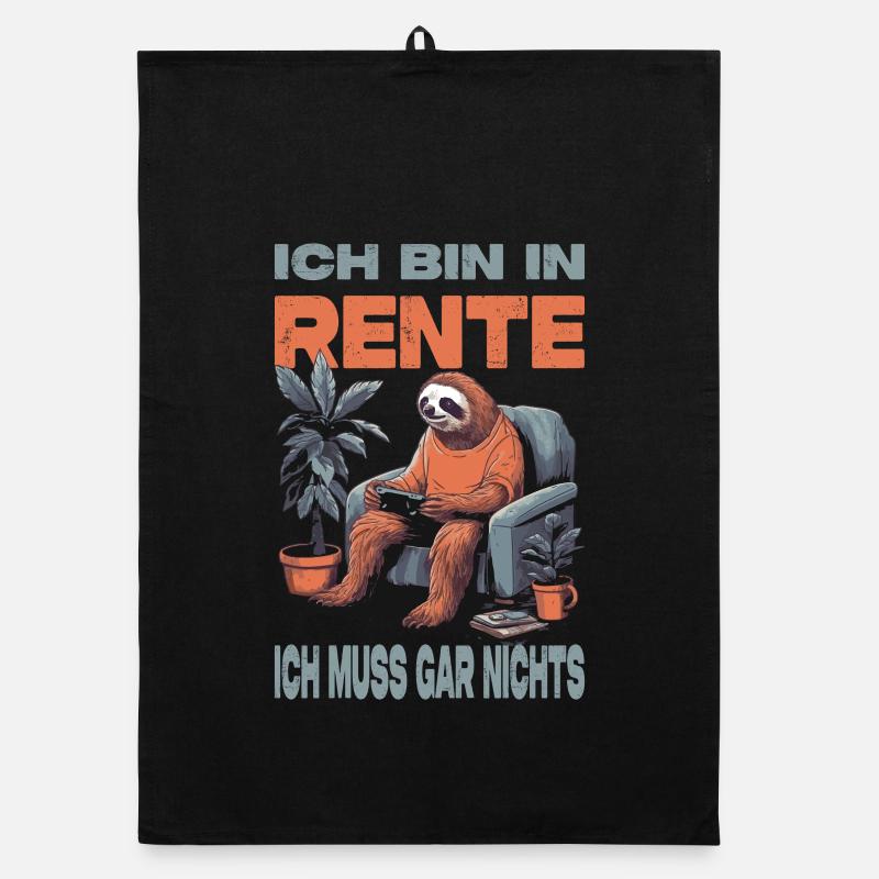 Idée de cadeau pour la retraite à la retraite Torchon bio