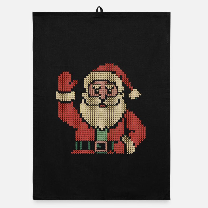 Style Pull de Noël moche du Père Noël Torchon bio