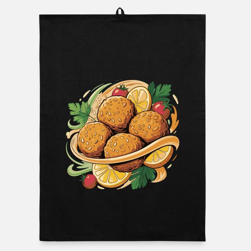 Croquettes croustillantes avec une note d’agrumes Torchon bio