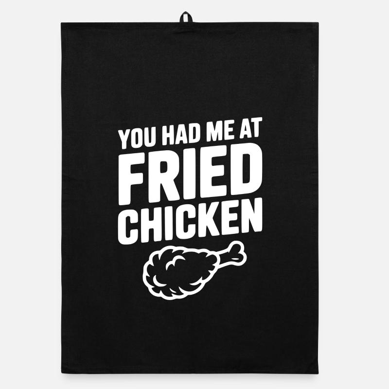 Tu m'as convaincu avec le poulet frit Torchon bio