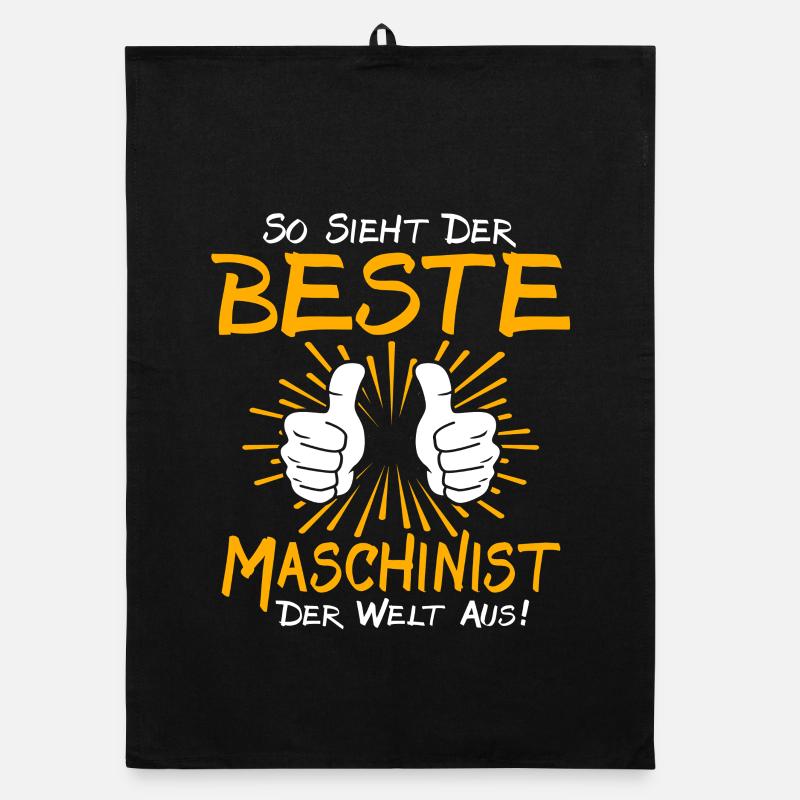 Machinist Gift Idea Organic dish towel