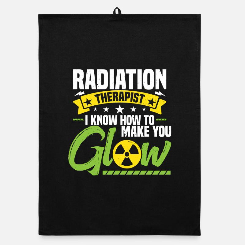 Radiation d’appréciation du moulinet de badge Rad Tech Torchon bio