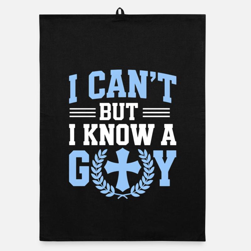 I can't, I know God Organic dish towel