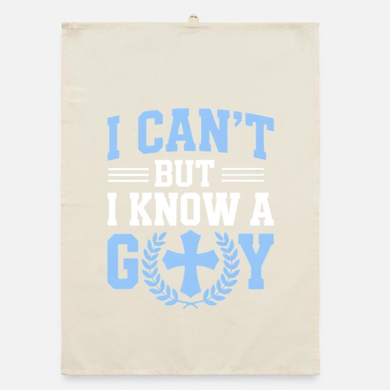 I can't, I know God Organic dish towel