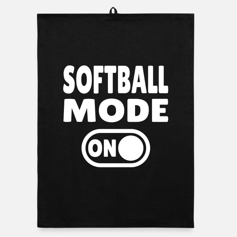 Softball Mode ON Organic Geschirrtuch