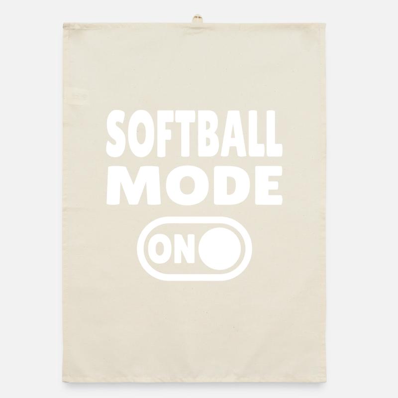 Softball Mode ON Organic Geschirrtuch