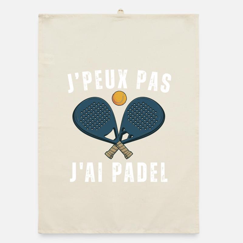 I can't I have padel Organic dish towel