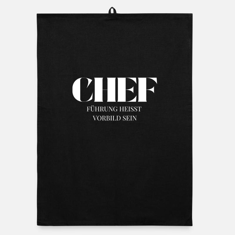 Leadership means being a role model Organic dish towel