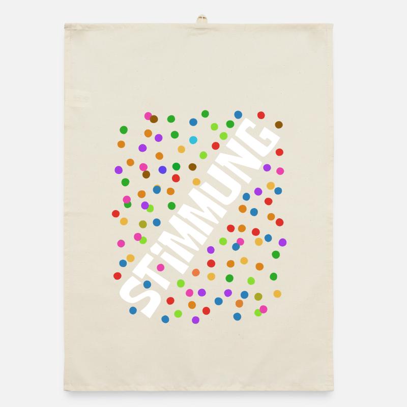 Carnaval - Carnaval - Atmosphère - Confettis Torchon bio