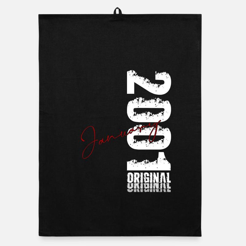 25e anniversaire Original janvier 2001 Torchon bio
