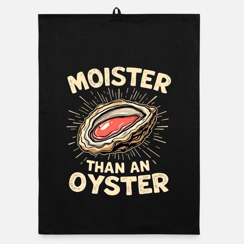 Moist as an oyster – pun Organic dish towel