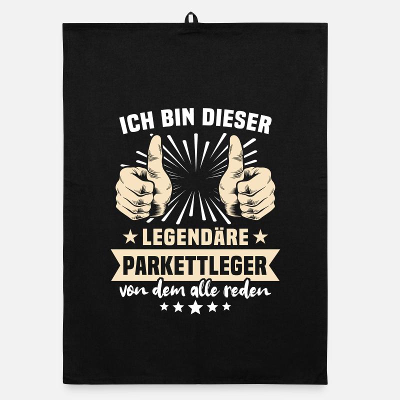 Parquet Layer Sayings Organic dish towel