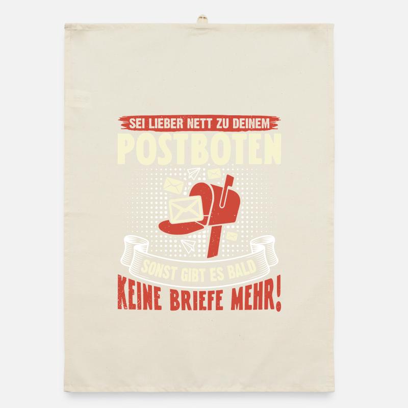 Postman BETTER BE NET TO YOUR POSTMAN Organic dish towel