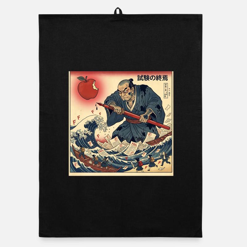 試験の終焉 Combat de samouraïs contre les examens scolaires Torchon bio