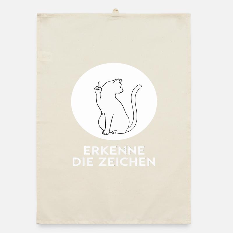 Cat Kitten Kitty Organic dish towel