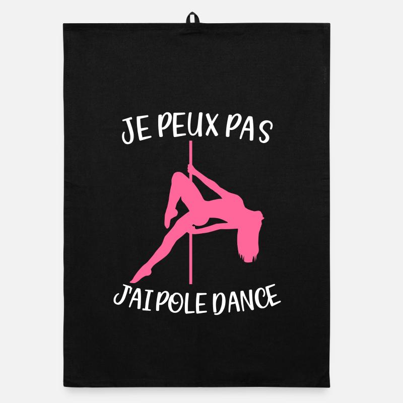 Ich kann nicht, ich Pole-Dance-Tänzer Tänzer Barre-Tänzer Organic Geschirrtuch