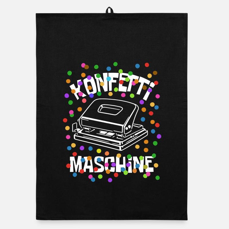 Machine à confettis - Carnaval - Déguisement Torchon bio