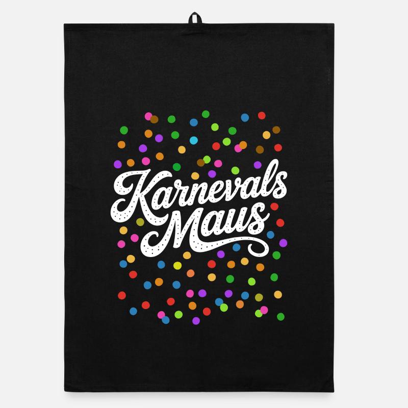 Karnevals Maus Konfetti Kostüm Organic Geschirrtuch