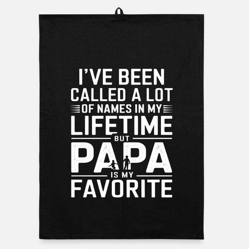 Papa est mon préféré Torchon bio