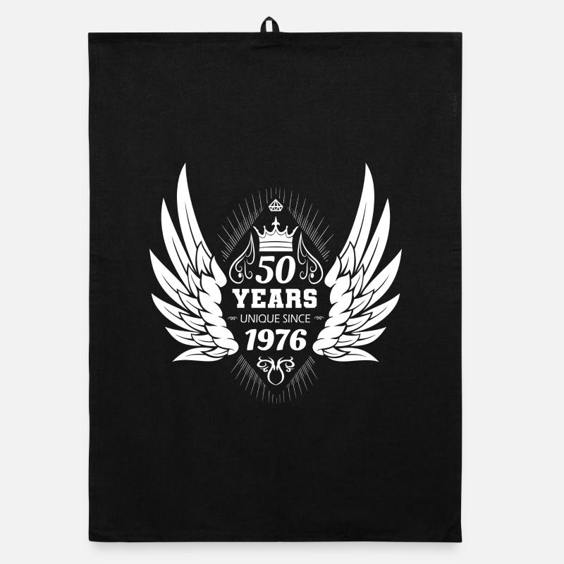 Unique Angel Vintage 1976 Wing Crown Organic dish towel
