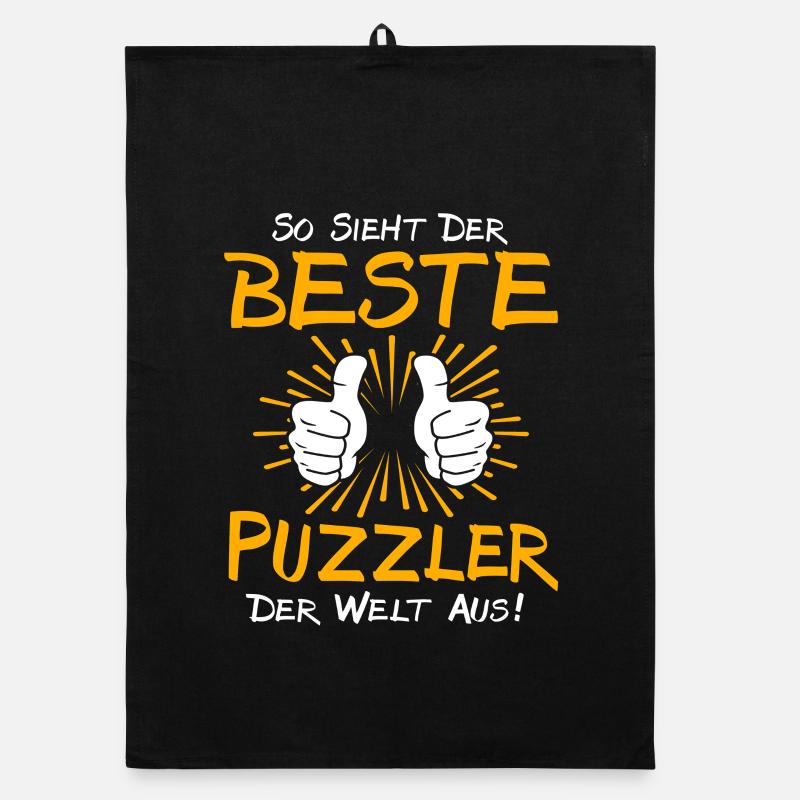 Puzzler Gift Idea Organic dish towel