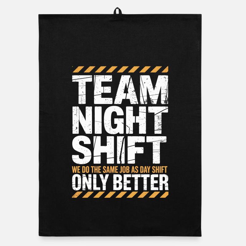 Night Shift Team: Better than Day Organic dish towel