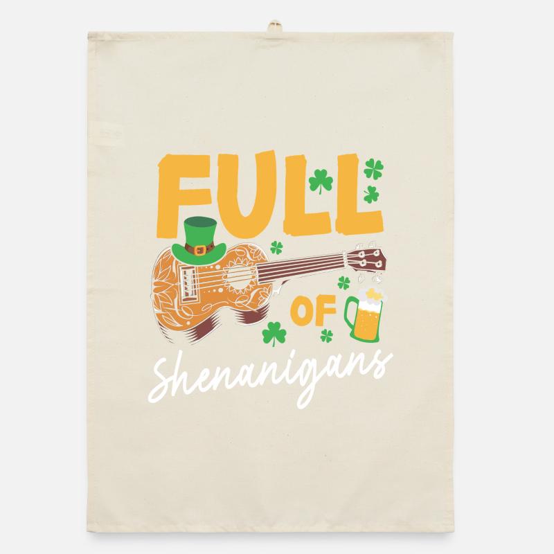 Ukulélé hawaïen Uke St Patrick Torchon bio