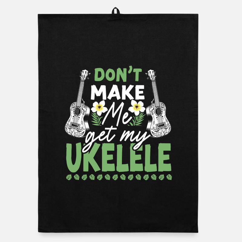 Ukulélé hawaïen Ukulélé Ne Me Oblige Pas Torchon bio