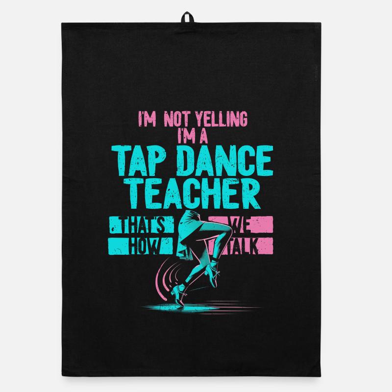 Stepptanz Stepptänzer Stepptänzerin Stepper Organic Geschirrtuch