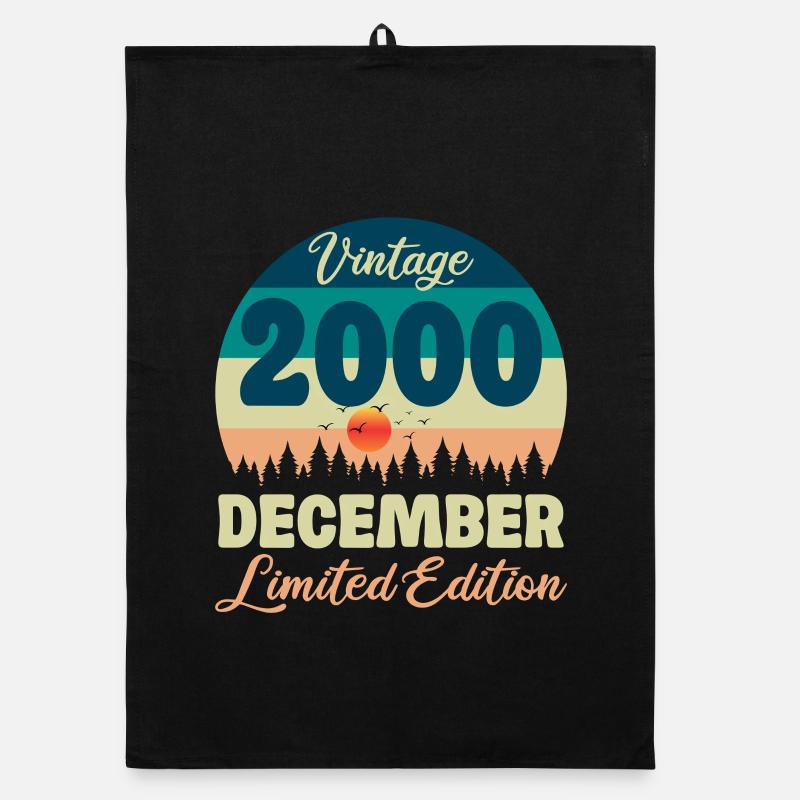 Geburtstag Dezember 2000 Geburtstagsgeschenk Organic Geschirrtuch