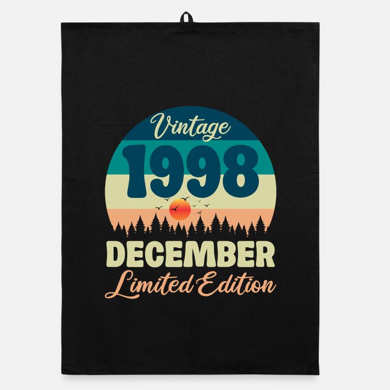 Geburtstag Dezember 1998 Geburtstagsgeschenk Organic Geschirrtuch