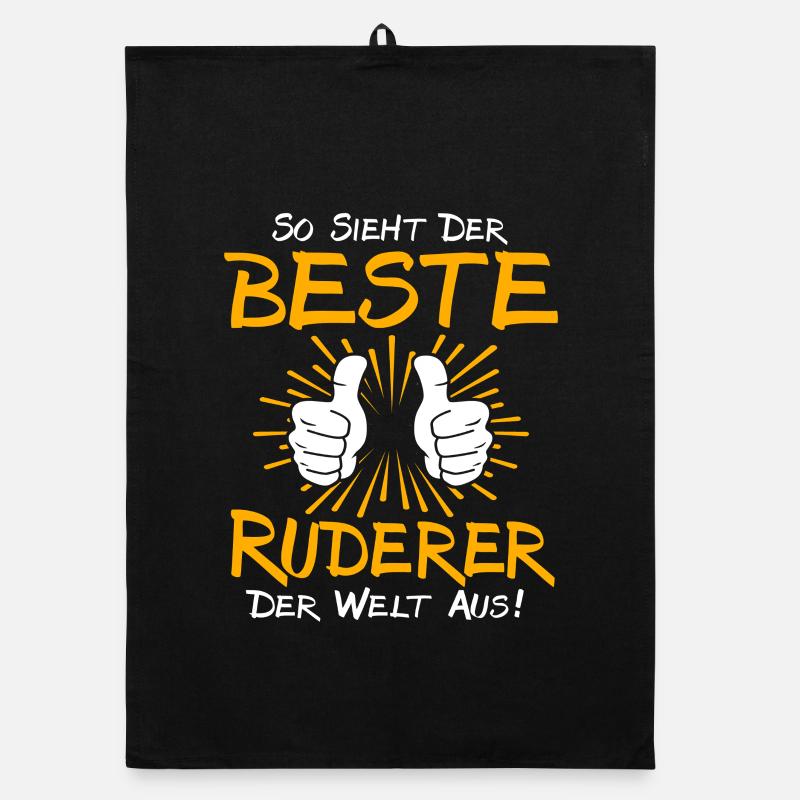 Rower Gift Idea Organic dish towel