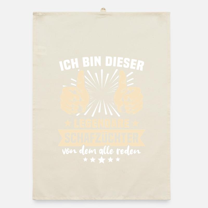 Sheep breeder sayings Organic dish towel