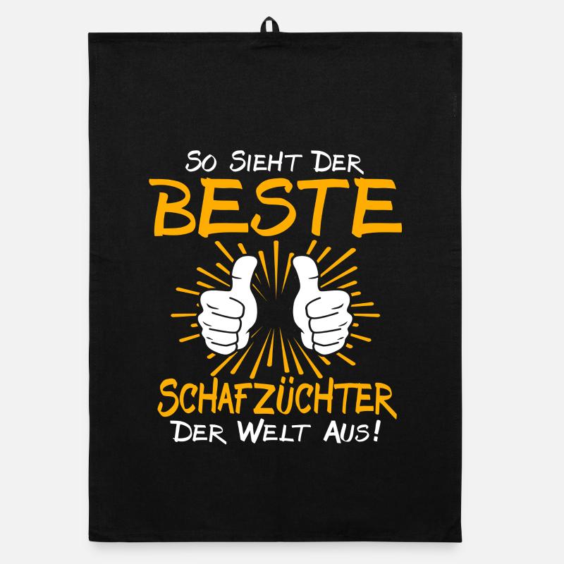 Schafzüchter Geschenkidee Organic Geschirrtuch