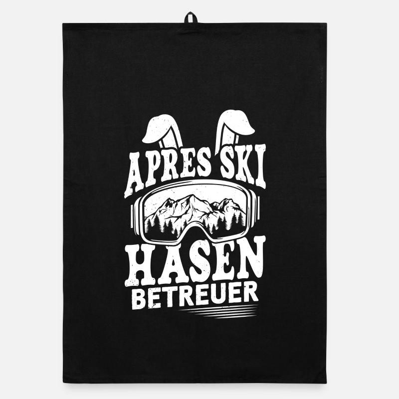 Moniteur de ski APRES-SKI LAPIN SUPERVISEUR Fun Torchon bio