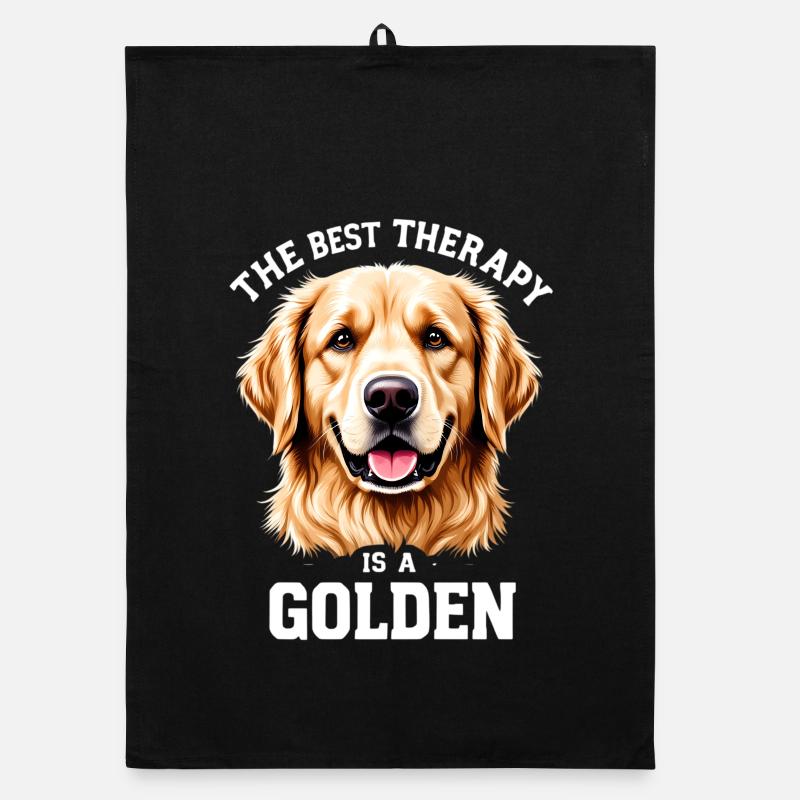 Best Therapy: Golden Organic dish towel