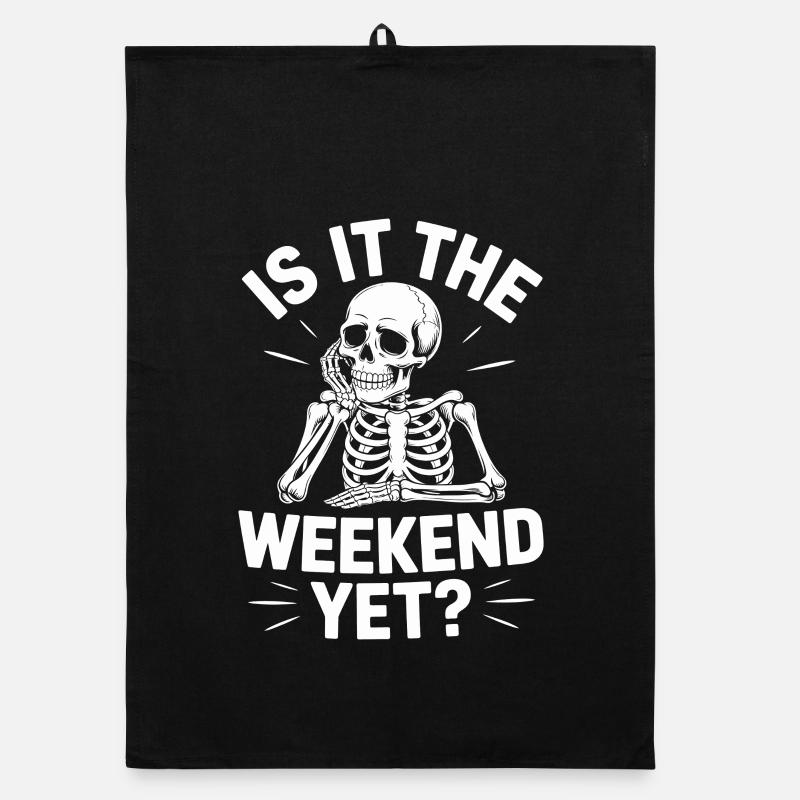 Est-ce le week-end ? Torchon bio