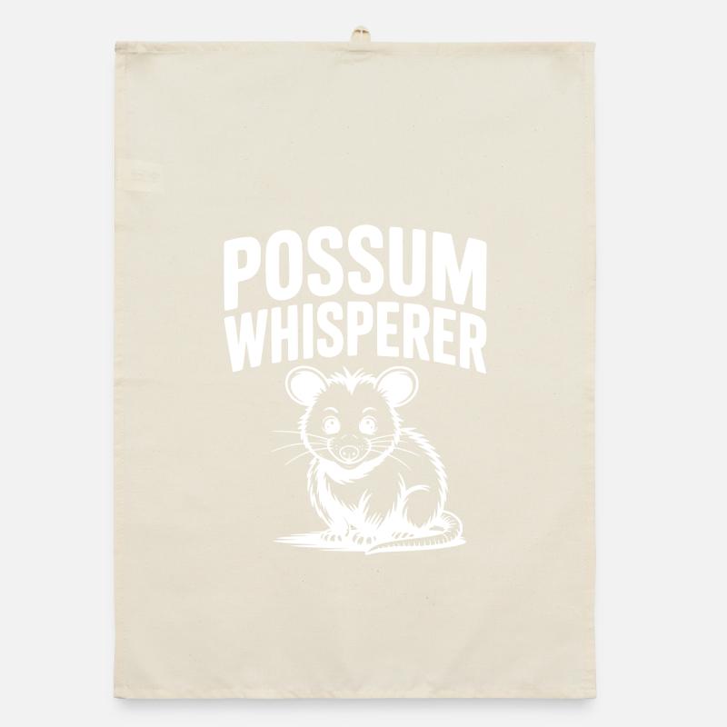 Opossum-Flüsterer Organic Geschirrtuch