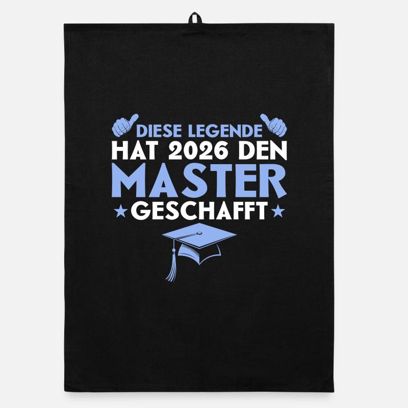 Passed Master's Examination 2026 Master's Degree Organic dish towel