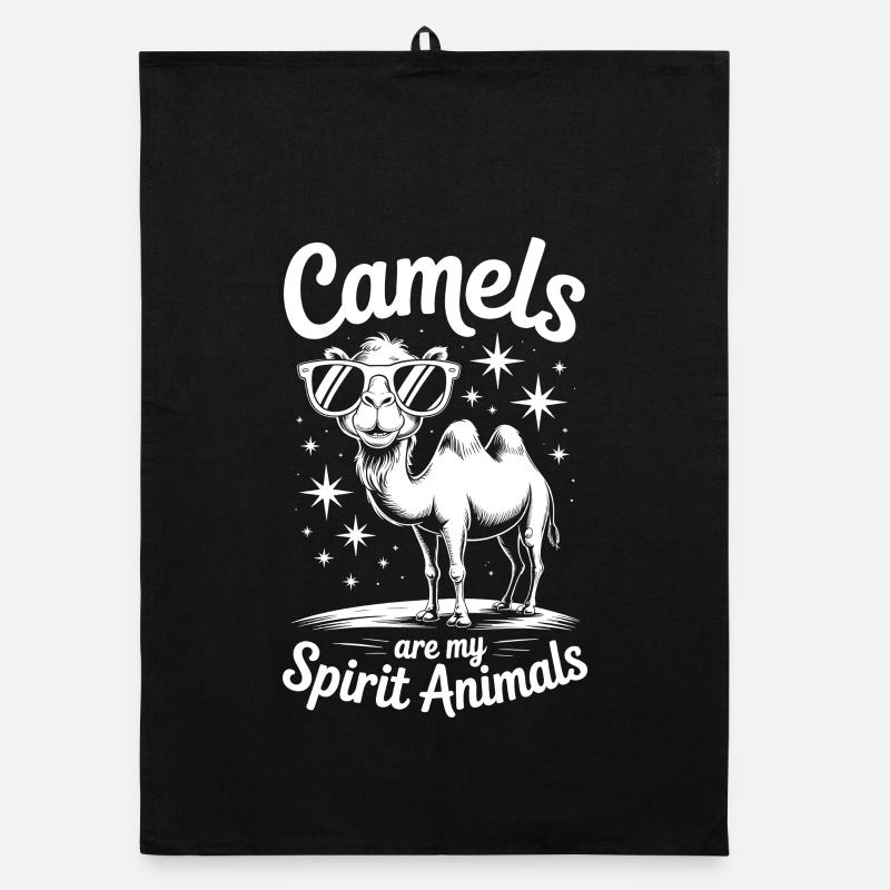 Kamele Spruch Lustiges Kamele Geschenk Organic Geschirrtuch