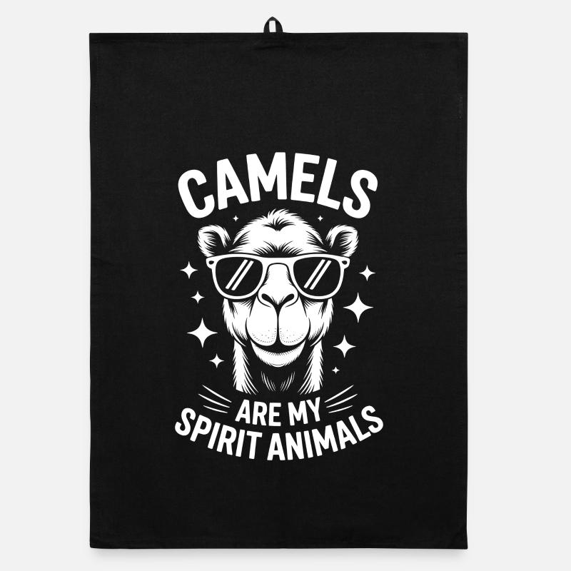 Kamele Spruch Lustiges Kamele Geschenk Organic Geschirrtuch