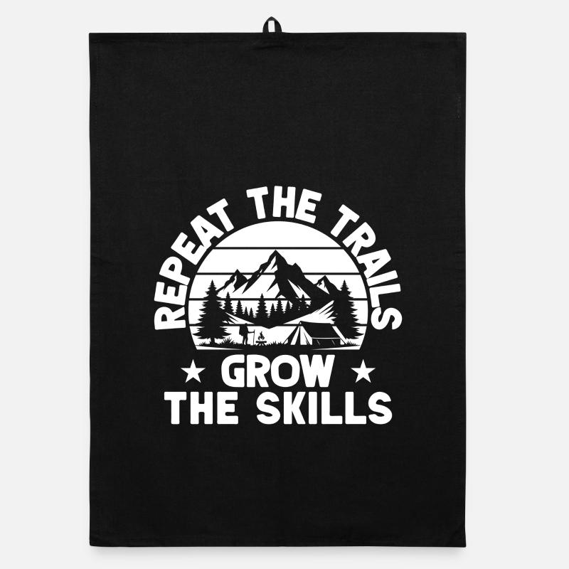 boys scout Scouting Repeat The Trails Scout Organic Geschirrtuch